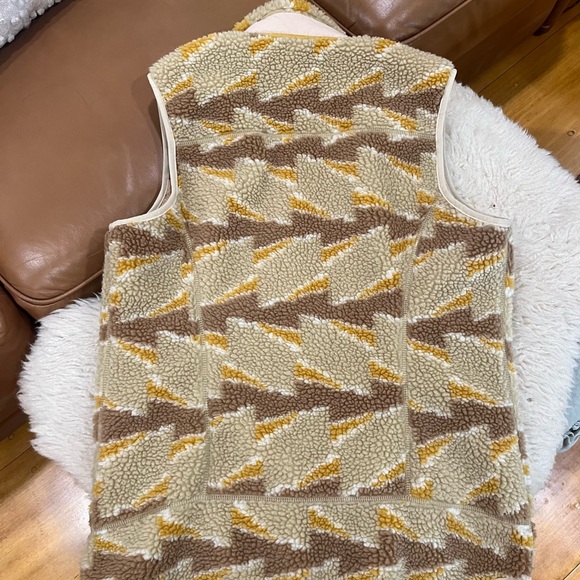Patagonia Fleece Vest - Beige and Yellow - Picture 3 of 3